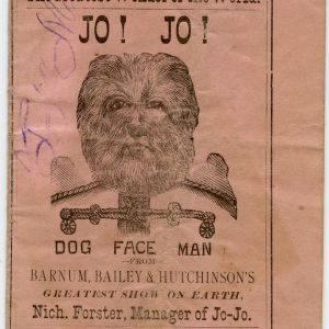 Cover of Jo! Jo! The Dog-Faced Boy Pitchbook