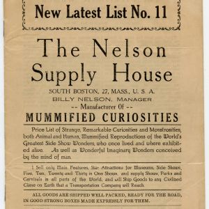 Cover of The Nelson Supply House, List No. 11